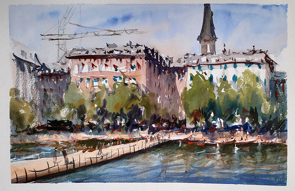 Copenhagen - Watercolour