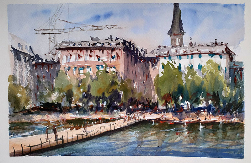 Copenhagen - Watercolour